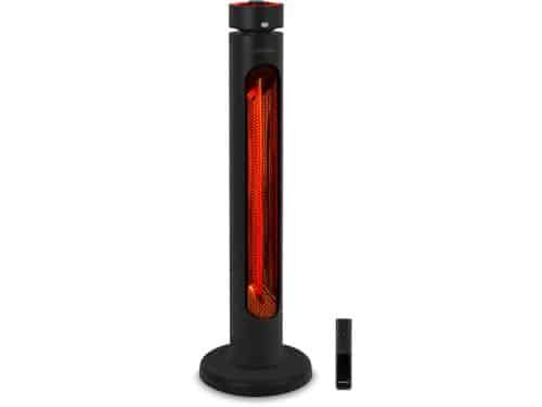 VONROC Staande Terrasverwarmer Panarea 2000W - Patio heater - Golden