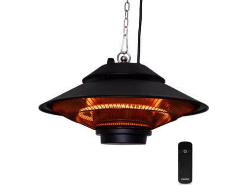 VONROC Terrasverwarmer Albano 1500W - Heater - Hangend - Infrarood