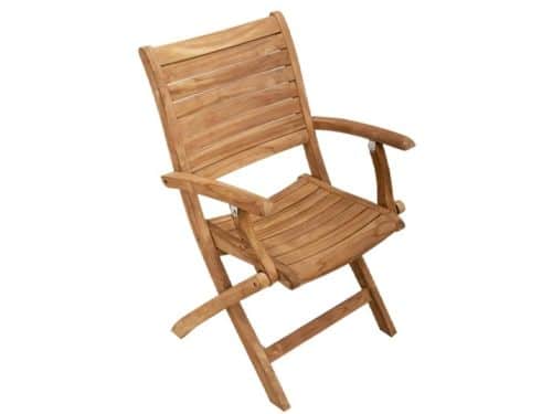 Vtw Living - Lounge Tuinstoel Van Teakhout - Beige
