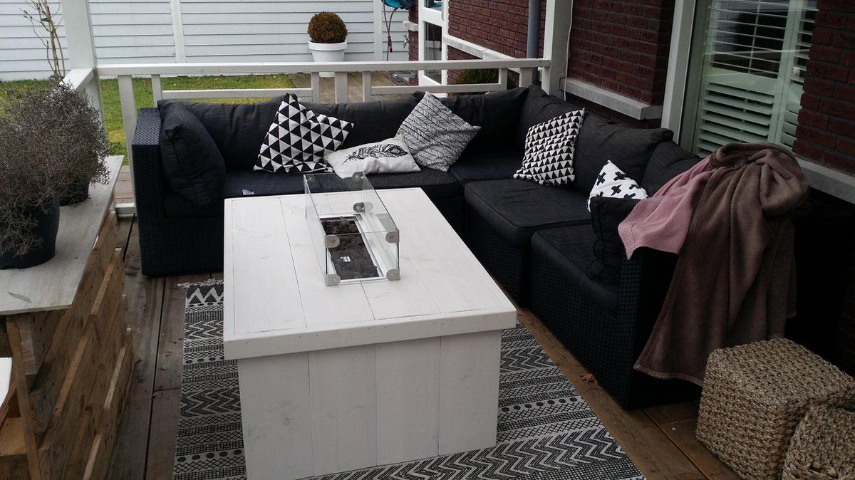 vuurtafel block white wash 80x100x50