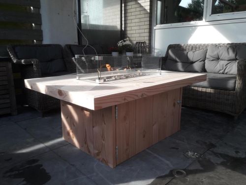 Vuurtafel Tree Douglas 80x120x50