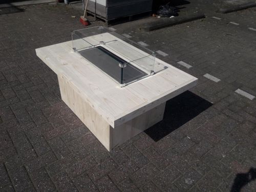 Vuurtafel Tree Nieuw Steigerhout 80x120x50