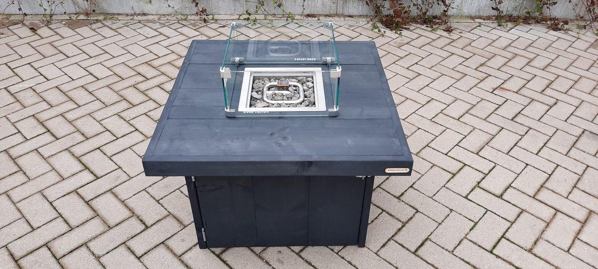 vuurtafel tree terrasverwarmer antraciet wash steigerhout 80x80x55cm