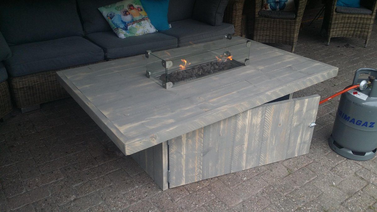 vuurtafel tree terrasverwarmer grijs geschuurd steigerhout 100x150x50cm