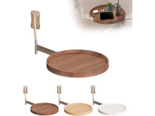 Wandtafel Inklapbaar - Klaptafel Rond - Ruimte Besparen - 180°