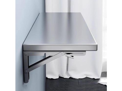 Wandtafel Opklapbaar - Klaptafel Aanrecht - Ruimte Besparen - Roestvrij