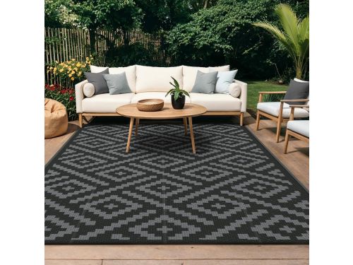 Waterdicht en Omkeerbaar Buitenkleed voor Camper, Balkon en Terras (180x275