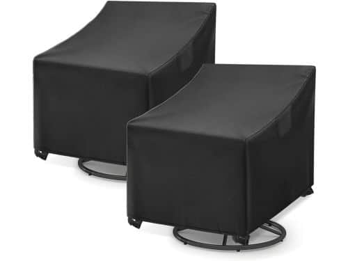Waterdichte Bescherming Voor Tuinmeubelen - Zwart - 2 Stuks (80cm