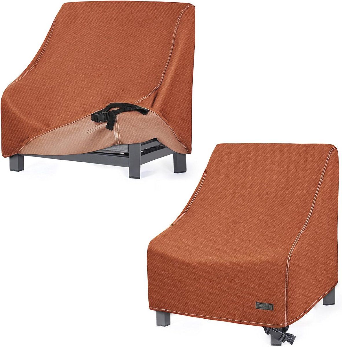 waterdichte terrasstoelhoezen voor lounge stoelen 2 stuks