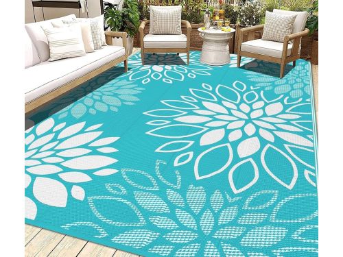 Weerbestendige en omkeerbare buitenkleed voor camping en tuin