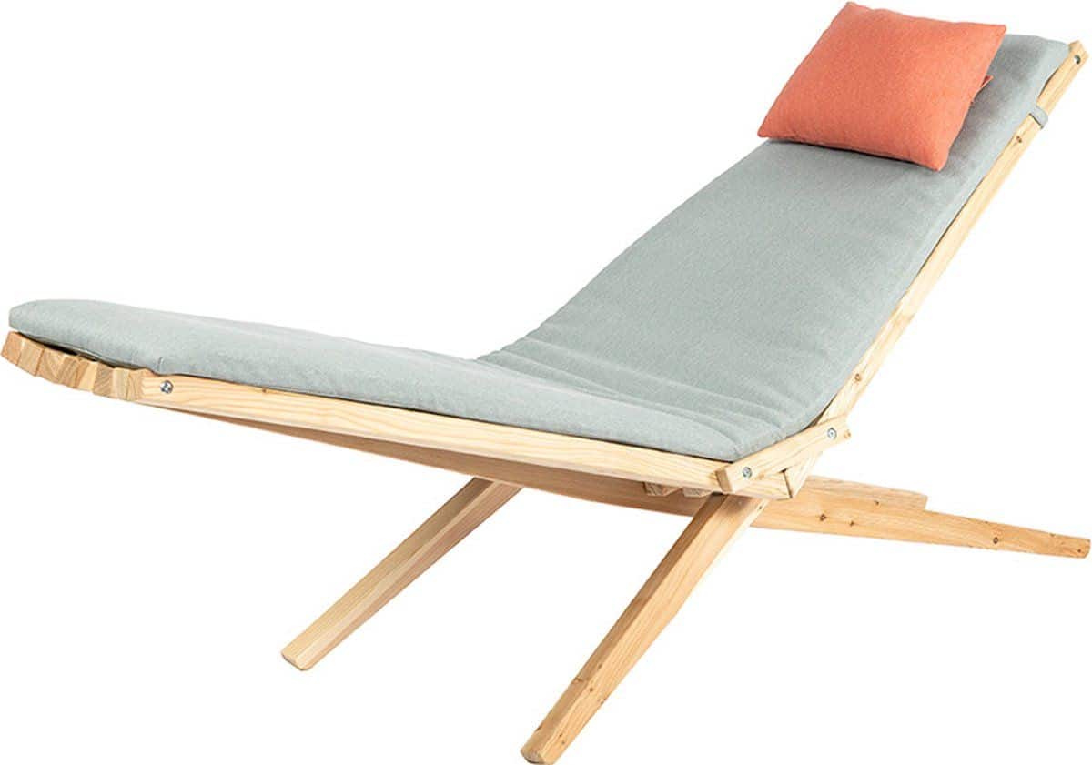 weltevree | woodlounger | loungestoel tuin, ligstoel buiten, ligbed opvouwbaar