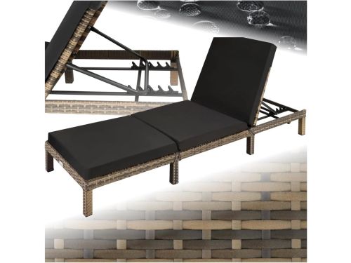 Wicker ligbed - Lounge stoel Zonnebed - Ontspannen in de