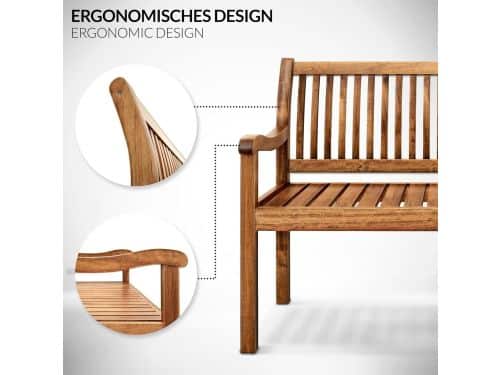WoodCraft Classic Weerbestendige Houten Tuinbank 150 cm - Massief Houten
