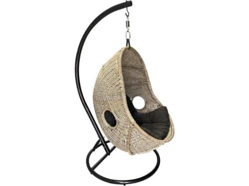 Xenos hangstoel naturel rotan