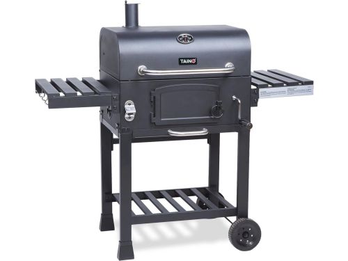 XL BBQ Rookoven Grillwagen - Houtskool Grill met Temperatuurweergave en