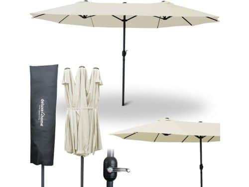 XXL dubbele parasol - Terrasparasol zweefparasol - Schaduw creëren