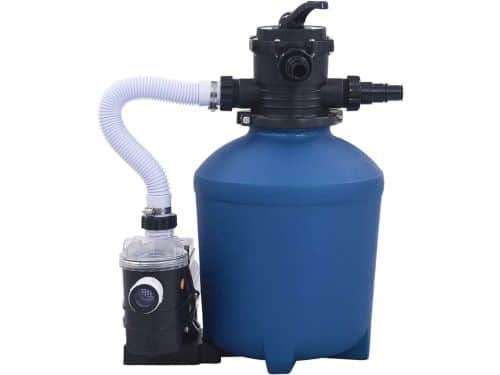 Zandfilterinstallatie met timer zandfilterpomp zandfilter zwembadfilter zwembadpomp filterinstallatie filterketel filter
