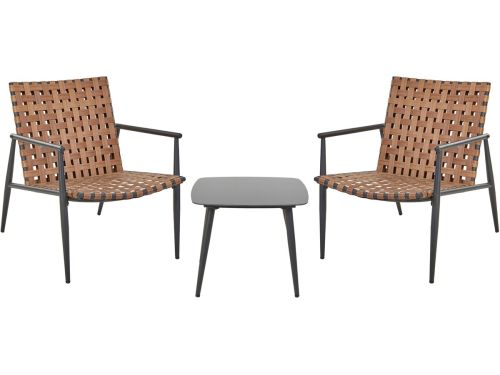 ZIRIA - Bistroset - Natuurlijk - PE rotan