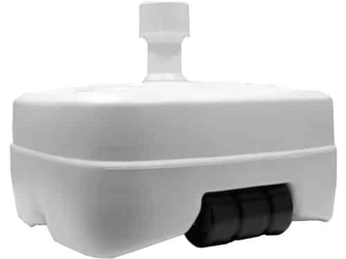 ZMR® Parasolvoet op Wielen - Parasolvoet - Parasolvoeten - Wit/Grijs