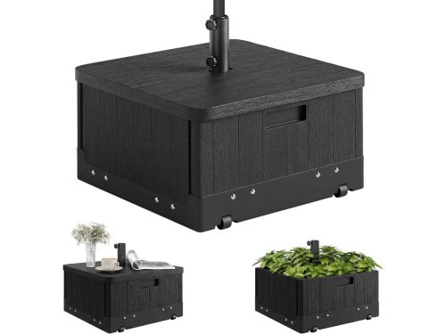 ZMR® Parasolvoet op Wielen - Parasolvoet - Parasolvoeten - Zwart