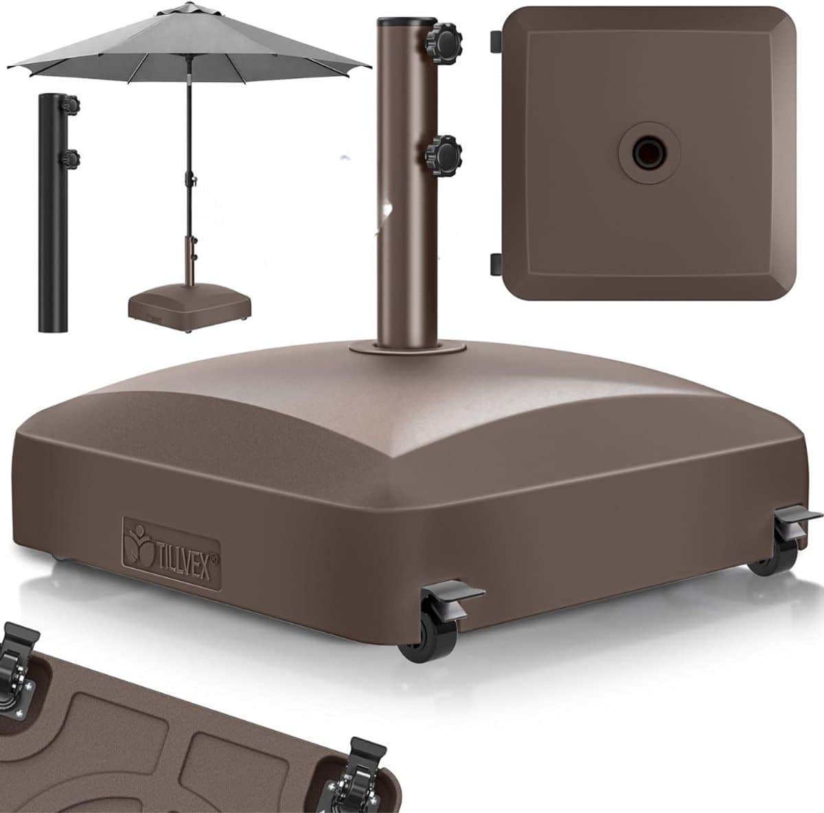 zmr® parasolvoet vulbaar parasolvoet parasolvoet op wielen