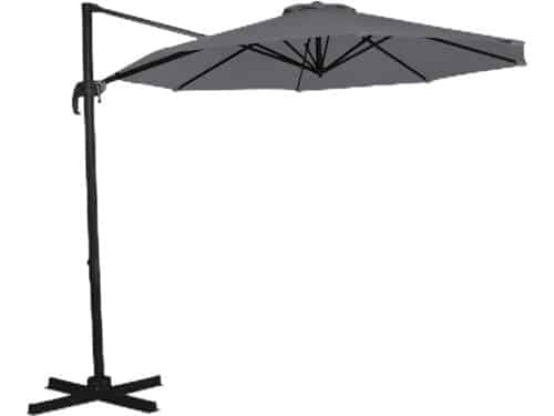Zweefparasol 300 cm - 360° Draaibaar en Kantelbaar - UV