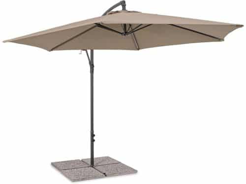 Zweefparasol - Draaibare parasol - Buitenruimte creëren - 360 graden