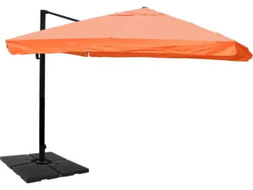 Zweefparasol MCW-A96, parasol, 3x4m (Ø5m) polyester/aluminium 26kg ~ Flap
