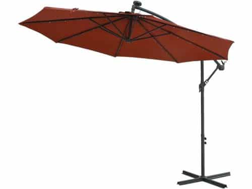 Zweefparasol met LED - Hangparasol Buiten - Schaduw Creëren
