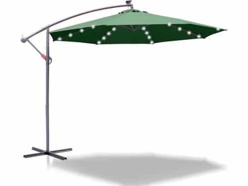 Zweefparasol met LED - Zonnescherm Tuin - Buiten Ontspannen