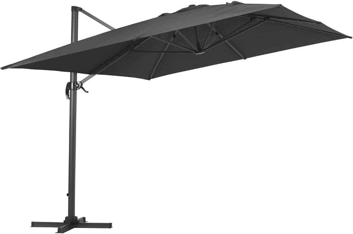 zweefparasol rechthoekig tuinparasol vrijhangend buiten zonnen 360
