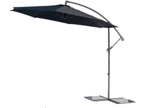 Zweefparasol Rond - Buitenparasol Schaduwdoek - Terras Beschermen - Zweefmodel