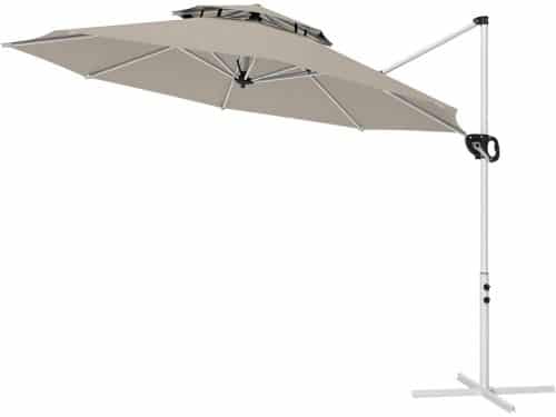 Zweefparasol Tuin - Buitenparasol Schaduw - Terras Beschermen - 360
