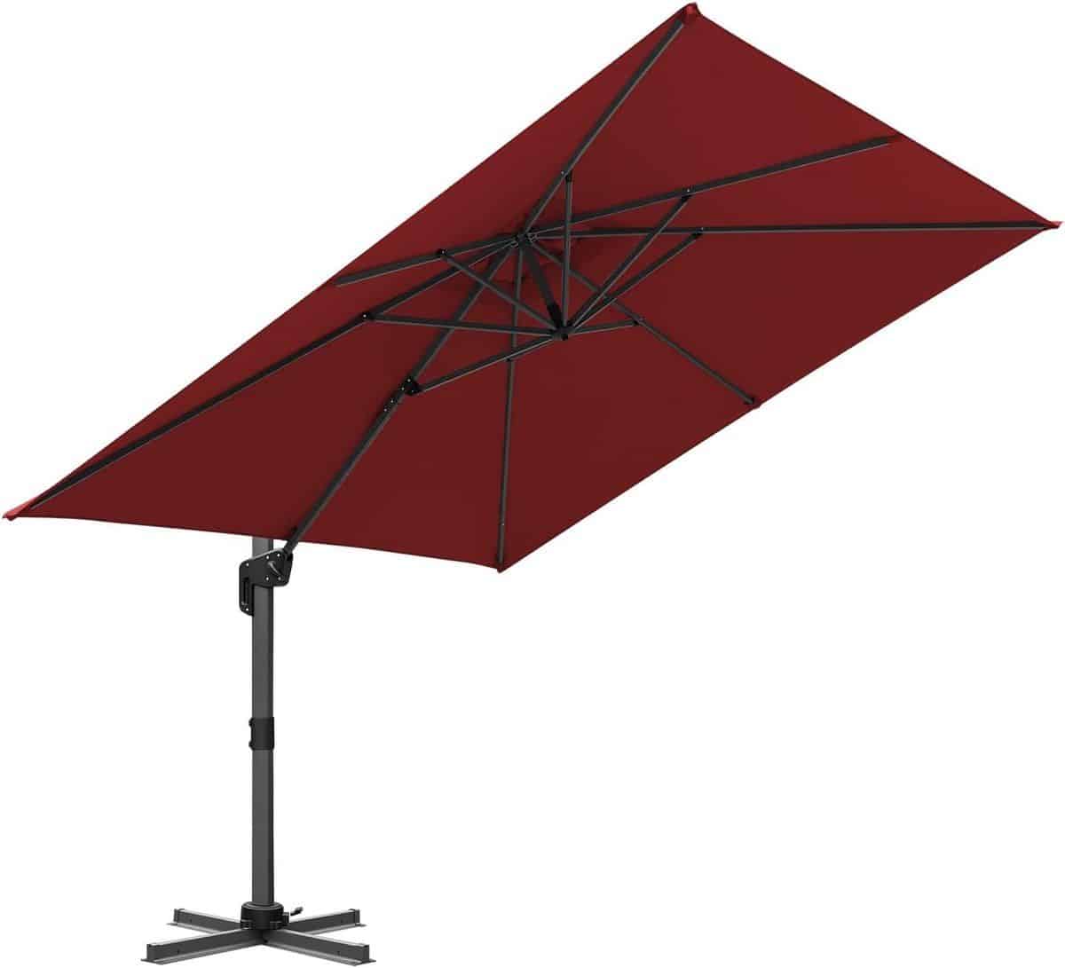 zweefparasol tuin parasol terras en zwembad 360