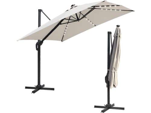 Zweefparasol - Tuinparasol Schaduwdoek - Terras Beschermen - 360 Graden