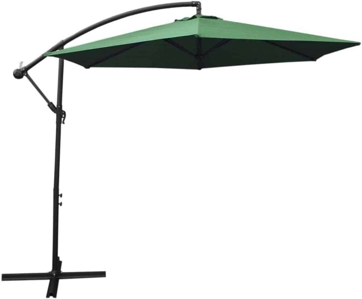 zweefparasol tuinparasol schaduwdoek terras beschermen draai en