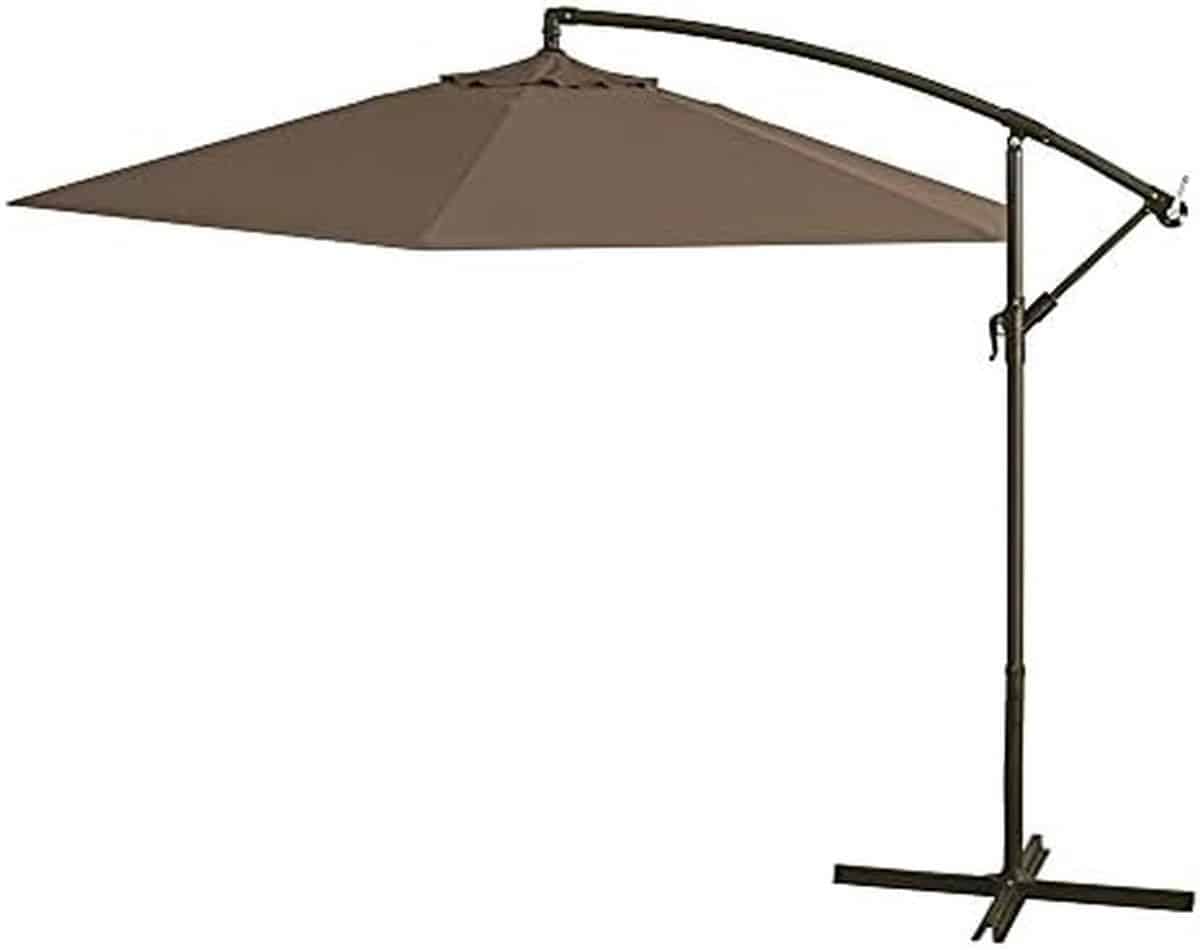 zweefparasol tuinparasol schaduwdoek terras beschermen stalen frame