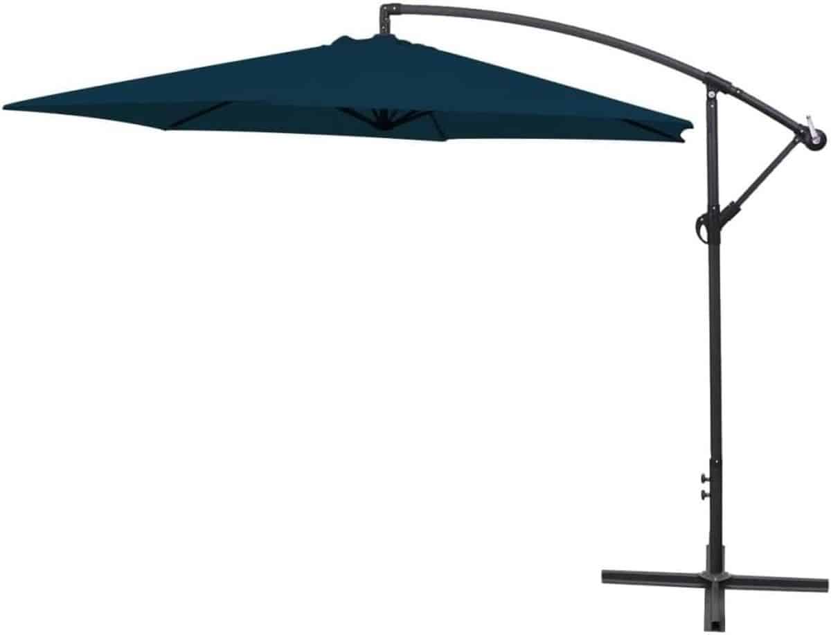 zweefparasol tuinparasol schaduwdoek terras ontspannen kantelbaar design