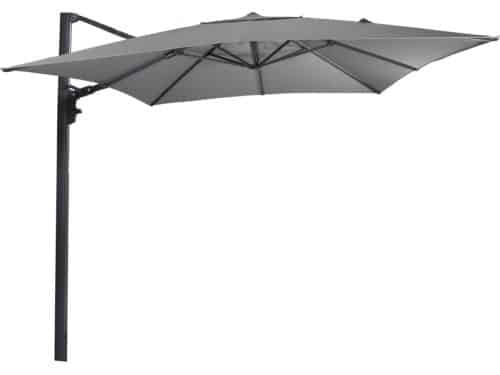 Zweefparasol Virgo Up grijs 3x3 meter