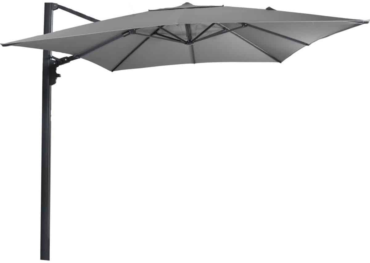 zweefparasol virgo up grijs 3×3 meter