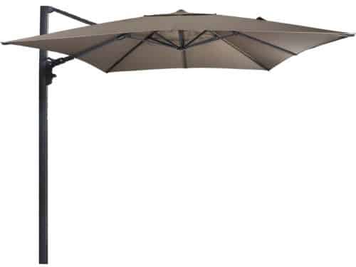 Zweefparasol Virgo Up taupe 3x3 meter