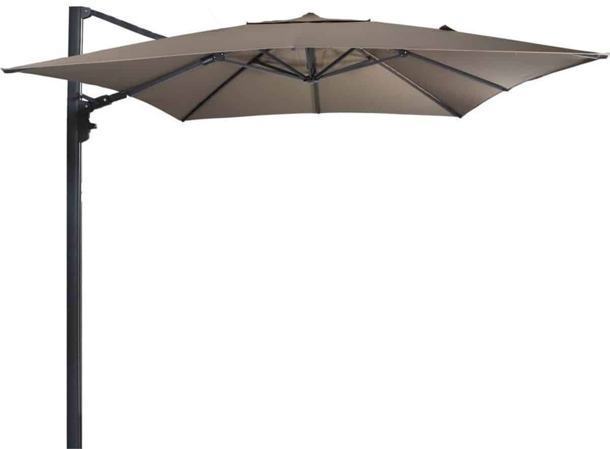 zweefparasol virgo up taupe 3×3 meter