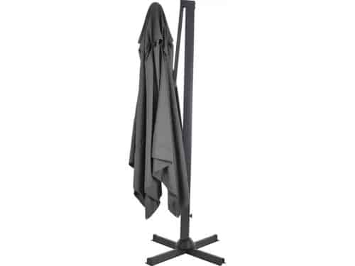 zweefparasol virgoflex grijs 300x400cm