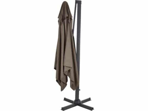 zweefparasol virgoflex taupe 300x400cm